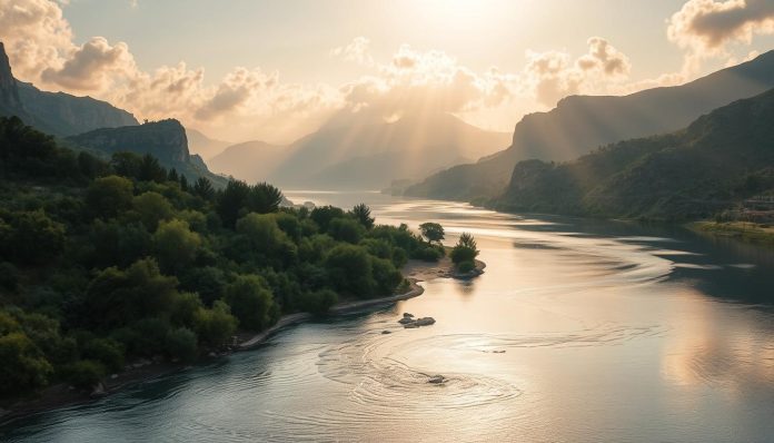 نهر بحيرة طبريا