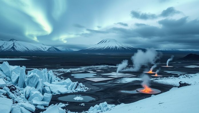 أرض الجليد والنار