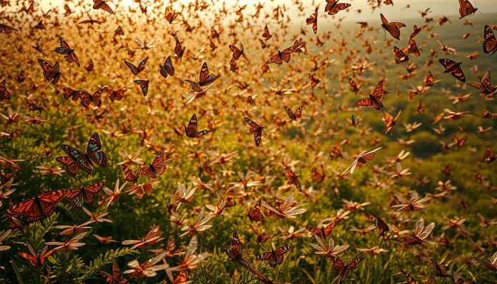 أطول هجرة حشرية