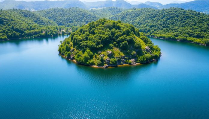 أكبر جزيرة داخل بحيرة