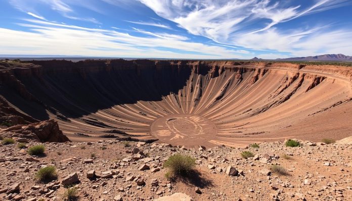 أكبر حفرة نيزكية