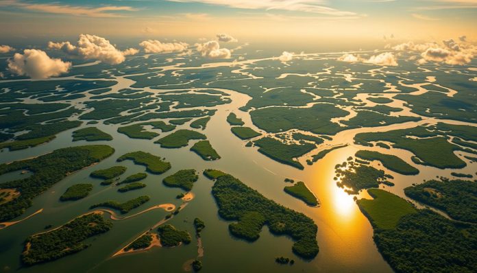 أكبر دلتا نهرية