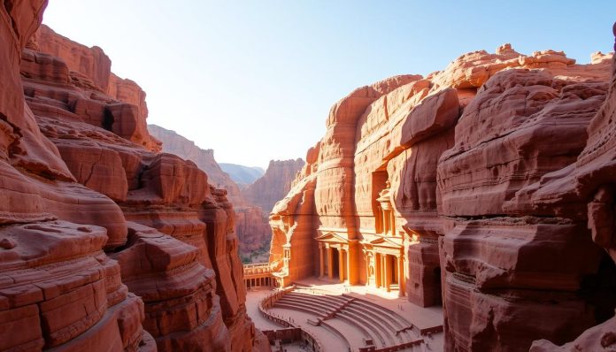 المدينة الوردية بالأردن