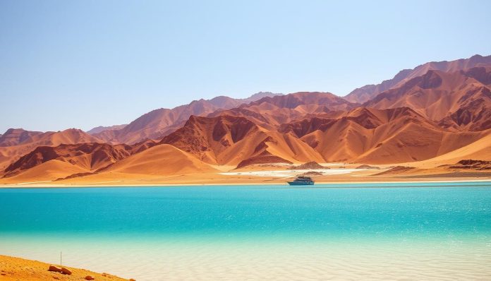 بحيرة مالحة اسرائيل اردن