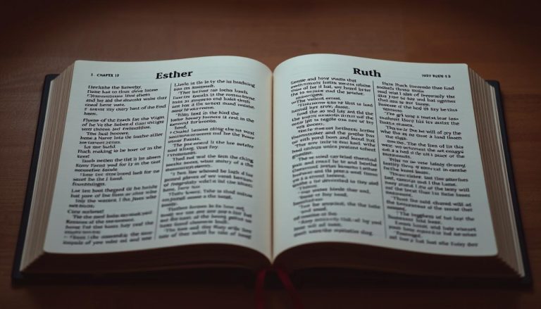 أي سفر في الكتاب المقدس يحتوي على فصول أكثر: أستير أم راعوث؟