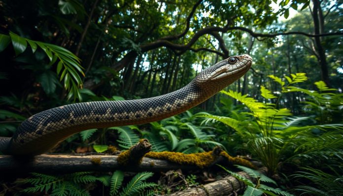 مخلوق افعى جرس شرقية