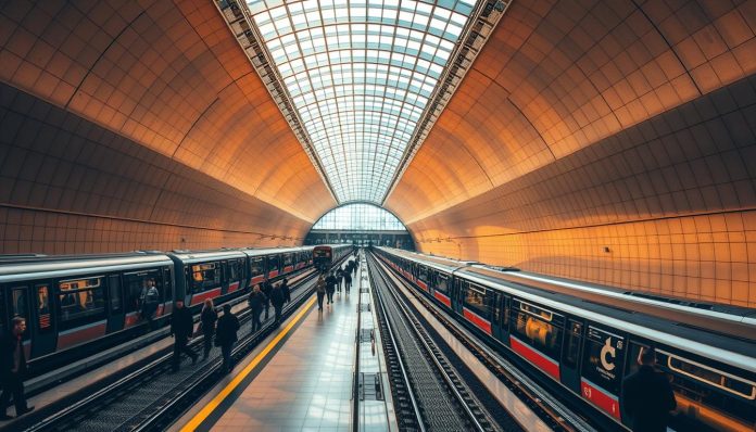 أكبر شبكة مترو أنفاق