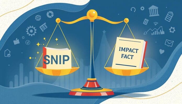 SNIP ومعامل التأثير،تقييم المجلات