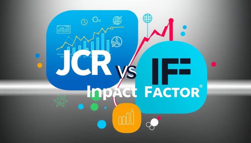 العلاقة بين JCR ومعامل التأثير العلاقة بين JCR ومعامل التأثير