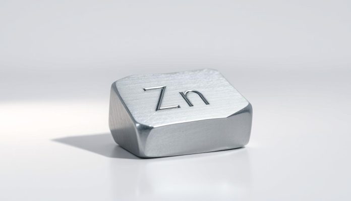 عنصر فلزي Zn