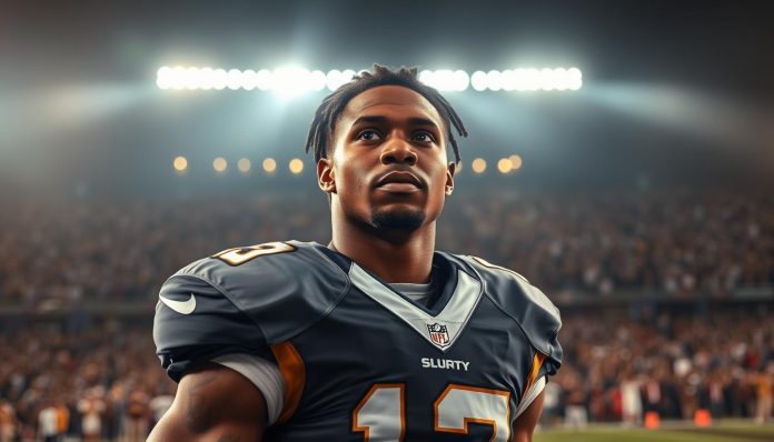 نجم كرة قدم امريكية براءة