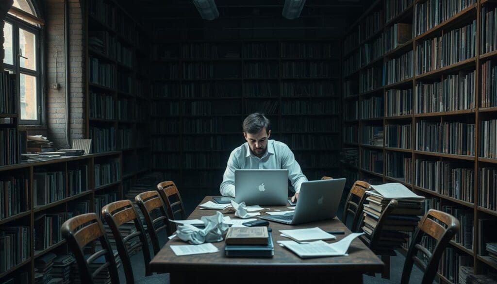 قلة المصادر والمراجع