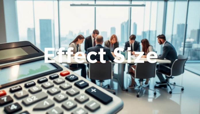 حساب حجم الأثر (Effect Size)