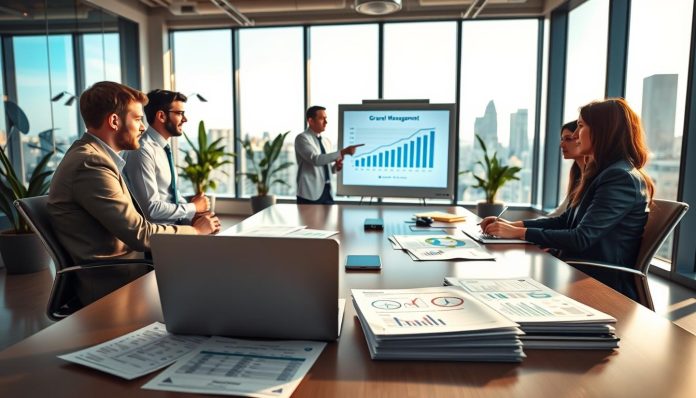 إدارة أموال المنح