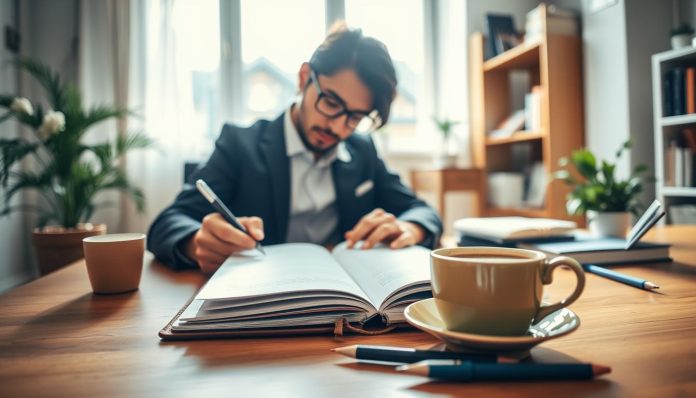 تطوير عادة الكتابة